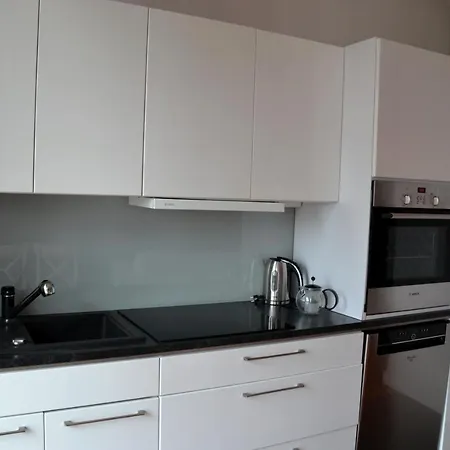 Centrum Nad Motlawa Z Widokiem Na Patio Z Balkonem Lägenhet Gdańsk