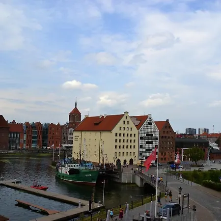Centrum Nad Motlawa Z Widokiem Na Patio Z Balkonem Διαμέρισμα
