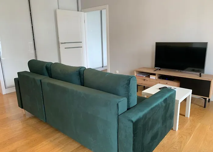 Centrum Nad Motlawa Z Widokiem Na Patio Z Balkonem *