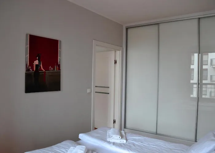 Apartment Centrum Nad Motlawa Z Widokiem Na Patio Z Balkonem